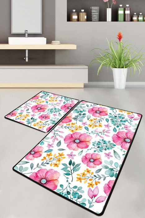 Mijölnir Juego de alfombrillas de baño Azalea Multicolor Mijölnir Juego de alfombrillas de baño Azalea Multicolor